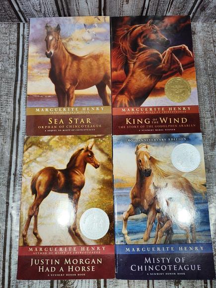 Marguerite Henry Horse Books Misty Sea Star King Of The Wind Justin Morgan Had A - Picture 1 of 12